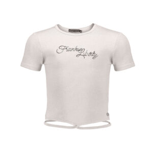 Frankie & Liberty Meisjes shirt - Cabby - Pure wit ~ Spinze.nl