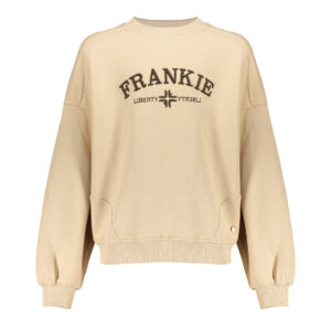 Frankie & Liberty Meisjes sweat shirt - Kymora C - Zand ~ Spinze.nl