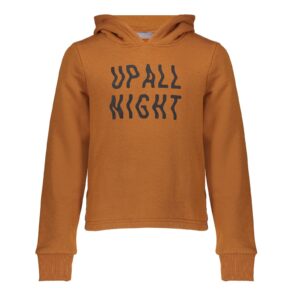 Geisha Meisjes sweater - Hoody Up All Night - Camel ~ Spinze.nl