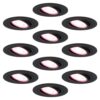 HOFTRONIC SMART Set van 10 stuks smart WiFi LED inbouwspots zwart Miro RGBWW kantelbaar IP20 ~ Spinze.nl
