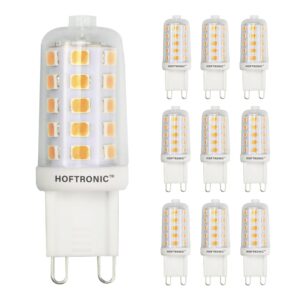 HOFTRONIC™ 10x G9 LED Lamp - 3 Watt 300 lumen - 2700K Warm wit - 230V - Vervangt 30 Watt T4 halogeen ~ Spinze.nl