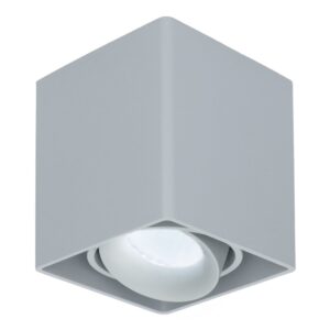 HOFTRONIC™ Dimbare LED Opbouwspot plafond Esto Grijs incl. GU10 spot 5W 6000K IP20 kantelbaar ~ Spinze.nl