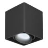 HOFTRONIC™ Dimbare LED Opbouwspot plafond Esto Zwart incl. GU10 spot 5W 6000K IP20 kantelbaar ~ Spinze.nl