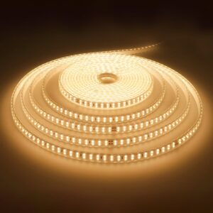 HOFTRONIC™ Dimbare LED Strip 10m - Lichtslang 3000K - 180 LEDs/m - IP65 - Plug & Play - SMD 2835 - Flex180 Series ~ Spinze.nl