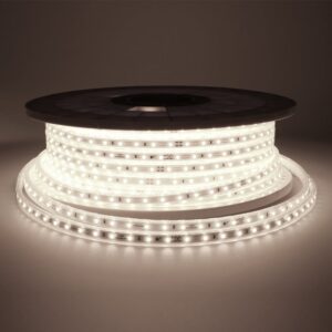 HOFTRONIC™ Dimbare LED Strip 50m - Lichtslang 6000K - 60 LEDs/m - IP65 voor buiten en binnen - SMD 2835 - Flex60 Series ~ Spinze.nl