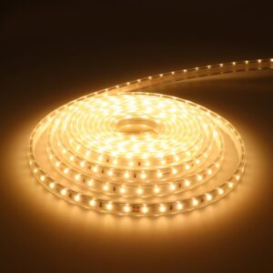 HOFTRONIC™ Dimbare LED Strip 5m - Lichtslang 3000K - 60 LEDs/m - IP65 voor buiten en binnen - SMD 2835 - Flex60 Series ~ Spinze.nl