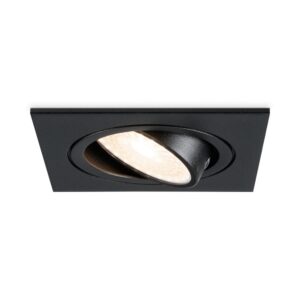 HOFTRONIC™ Dimbare LED inbouwspot Mallorca zwart vierkant - Kantelbaar - 5 Watt - IP20 - 4000K Neutraal wit - GU10 armatuur - spotjes plafond ~ Spinze.nl
