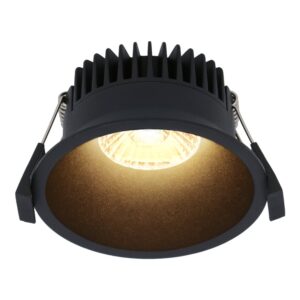 HOFTRONIC™ Finn Dimbare LED inbouwspot - 10 Watt - Plafondspot - 2700K warm wit - 900 Lumen - Binnen & buiten - Verzonken spot - Zwart ~ Spinze.nl