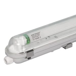 HOFTRONIC™ LED TL Armatuur 60 cm IP65 T8 3000K 9W 1440lm 160lm/W incl. flikkervrije LED buis Koppelbaar ~ Spinze.nl
