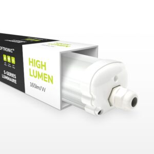 HOFTRONIC™ LED TL armatuur 120cm - IP65 Waterdicht - 24 Watt 3840 Lumen (160lm/W) - 4000K Neutraal wit - Koppelbaar - IK07 - S-Series Tri-Proof plafondverlichting ~ Spinze.nl