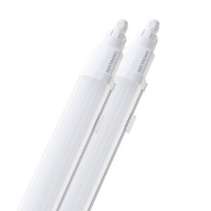 HOFTRONIC™ Q-Series - Set van 2 LED TL armaturen 120cm - IP65 Waterdicht - 36 Watt 4320 Lumen vervangt 144 Watt - 120lm/W - 6500K daglicht wit licht - gereedschapsloos Koppelbaar - IK08 - Tri-proof ~ Spinze.nl