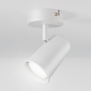 HOFTRONIC™ Riga LED Plafondspot Wit - Draaibaar en Dimbaar - GU10 plafondlamp 6000K daglicht wit - 5W 400 Lumen - Opbouw spot voor woonkamer ~ Spinze.nl