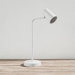 HOFTRONIC™ Riga LED tafellamp - Kantelbaar en draaibaar - Ingebouwde dimmer - Bureaulamp voor binnen - GU10 fitting - Max. 35 Watt per spot - Wit - 3 jaar garantie ~ Spinze.nl