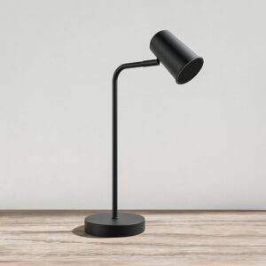 HOFTRONIC™ Riga LED tafellamp - Kantelbaar en draaibaar - Ingebouwde dimmer - Bureaulamp voor binnen - GU10 fitting - Max. 35 Watt per spot - Zwart - 3 jaar garantie ~ Spinze.nl