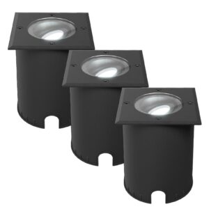 HOFTRONIC™ Set van 3 Cody LED Grondspots Zwart - GU10 4