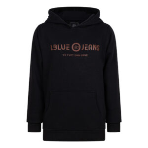 Indian Blue Jeans Jongens hoodie - Zwart ~ Spinze.nl