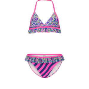 Just Beach Meisjes bikini triangel - Tropic aztek ~ Spinze.nl