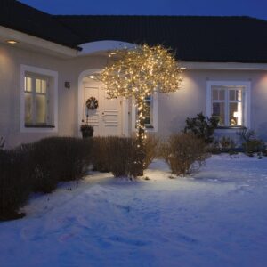 Konstsmide 2-Pack Kerstboomverlichting voor buiten - 600 LEDs - 2200K Extra warm wit - 42 meter per snoer - Kerstverlichting - Lichtsnoer ~ Spinze.nl
