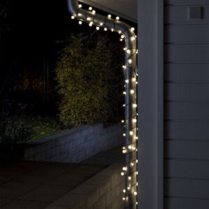 Konstsmide Lichtsnoer voor buiten - 2700K Warm wit - 80 bolvormige LEDs - cherrylook - 6 meter - Kerstverlichting ~ Spinze.nl