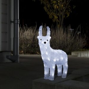Konstsmide Verlicht Kerstfiguur voor buiten - Rendier - 32 LEDs - 38 cm hoog ~ Spinze.nl