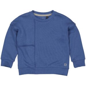 LEVV Little Jongens sweater - Gideon - Mist blauw ~ Spinze.nl