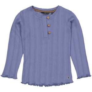 LEVV Little Meisjes shirt - Ginya - Maan blauw ~ Spinze.nl