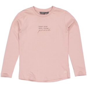 LEVV Meisjes shirt - Fanou - Pastel roze ~ Spinze.nl