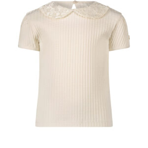 Le Chic Meisjes t-shirt - Narly - Oatmeal Elite ~ Spinze.nl