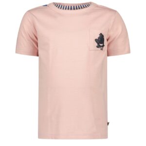 Like Flo Jongens t-shirt - Oud roze ~ Spinze.nl