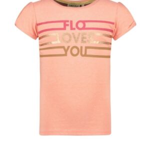 Like Flo Meisjes t-shirt - Flamingo ~ Spinze.nl
