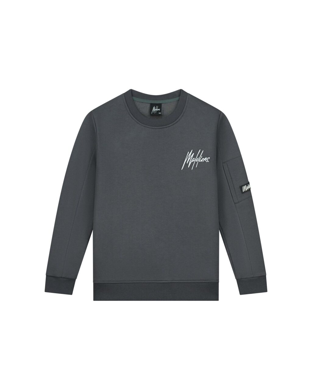 Malelions Sweater Pocket - Ijzer grijs ~ Spinze.nl