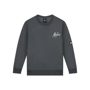 Malelions Sweater Pocket - Ijzer grijs ~ Spinze.nl