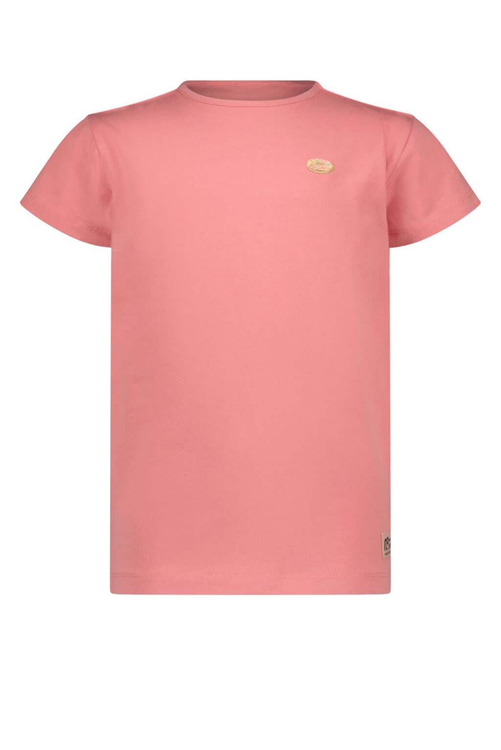 NoNo Meisjes t-shirt - Basic - Perzik blossom ~ Spinze.nl