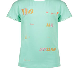 NoNo Meisjes - t-shirt Kamsi - Fresh Chewmint ~ Spinze.nl