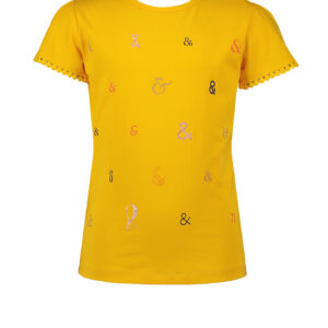 NoNo Meisjes - t-shirt Kamsi - Sunshine ~ Spinze.nl