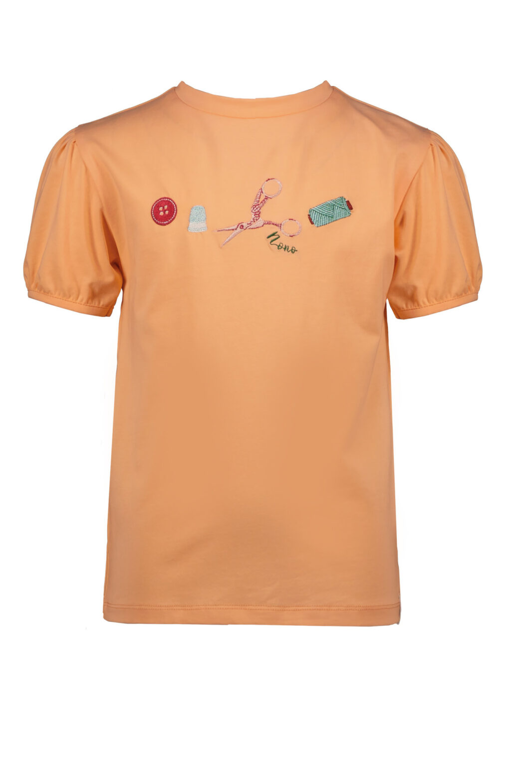 NoNo Meisjes - t-shirt Kella - Papaya Punch ~ Spinze.nl
