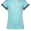NoNo Meisjes t-shirt - Kimy - Licht Turquoise ~ Spinze.nl
