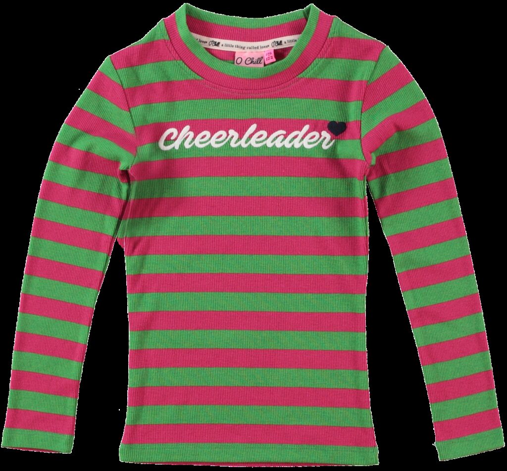 O'Chill Meisjes shirt - Dyante - Groen / Roze ~ Spinze.nl