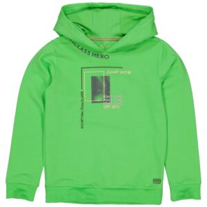 Quapi Jongens sweater - Rens - Appel groen ~ Spinze.nl