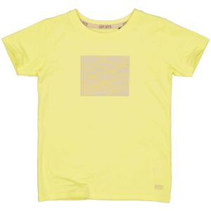 Quapi Jongens t-shirt - Tejay - Licht geel ~ Spinze.nl