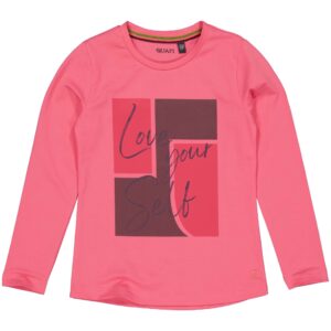 Quapi Meisjes shirt - Aileen - Roze ~ Spinze.nl