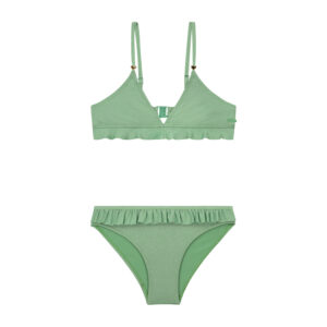 Shiwi Meisjes bikini Rosie Sicily glitter - Kelly groen ~ Spinze.nl