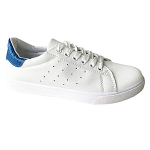 Sneakers White & Blue ~ Spinze.nl