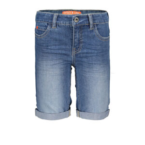 Tygo & Vito Jongens jeans short stretch - Licht blauw used ~ Spinze.nl