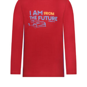Tygo & Vito Jongens shirt 'Future' - Rood ~ Spinze.nl
