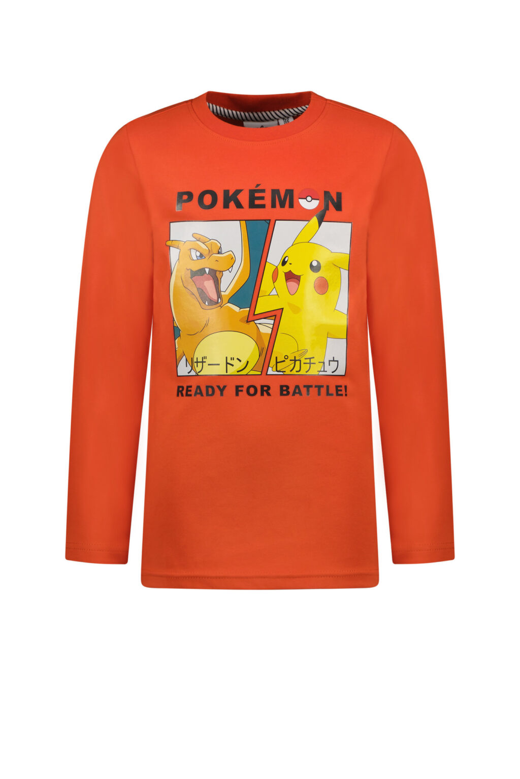 Tygo & Vito Jongens shirt 'Pokemon' - Donker oranje ~ Spinze.nl