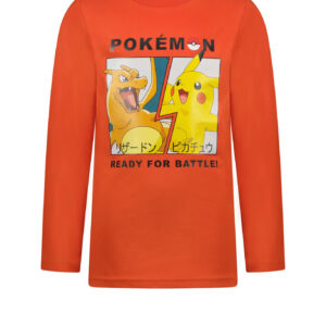 Tygo & Vito Jongens shirt 'Pokemon' - Donker oranje ~ Spinze.nl