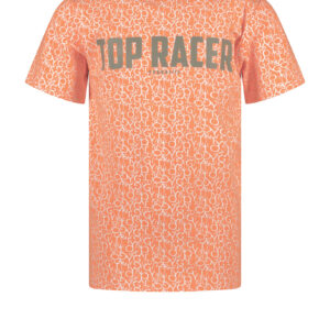 Tygo & Vito Jongens t-shirt AOP tekst - Oranje clownfish ~ Spinze.nl