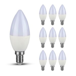 V-TAC 10x E14 LED Lamp - 3.7 Watt - 320 Lumen - Neutraal wit 4000K - Vervangt 25 Watt ~ Spinze.nl