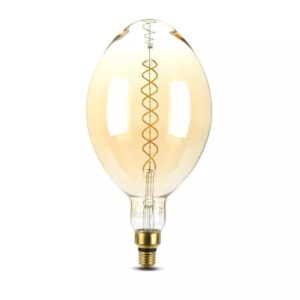 V-TAC LED Filament lamp XXL Sydney dubbele gloeidraad 8 Watt E27 2000K dimbaar ~ Spinze.nl
